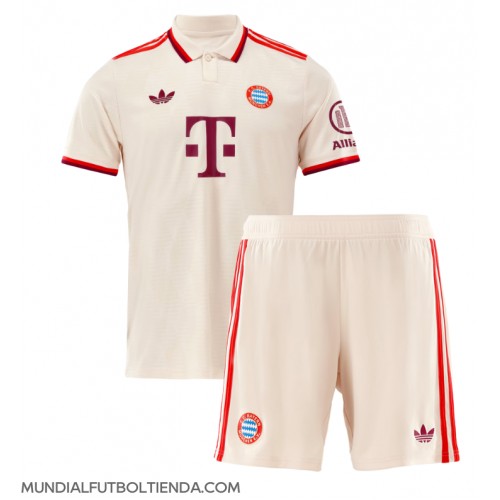 Camiseta Bayern Munich Tercera Equipación Replica 2024-25 para niños mangas cortas (+ Pantalones cortos)